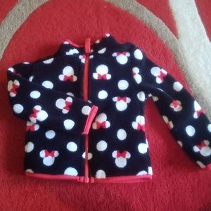 Toddler girl Minnie Mouse fleece